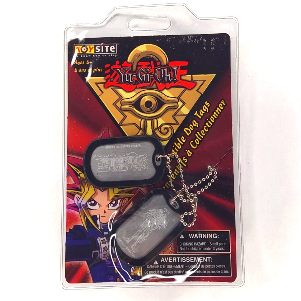 Vintage Yu-Gi-Oh Magician of Black Chaos Dog Tag 1996 yugioh